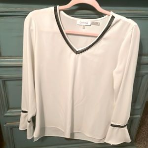 Size Small white Calvin Klein Blouse